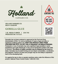 Holland cannabis label