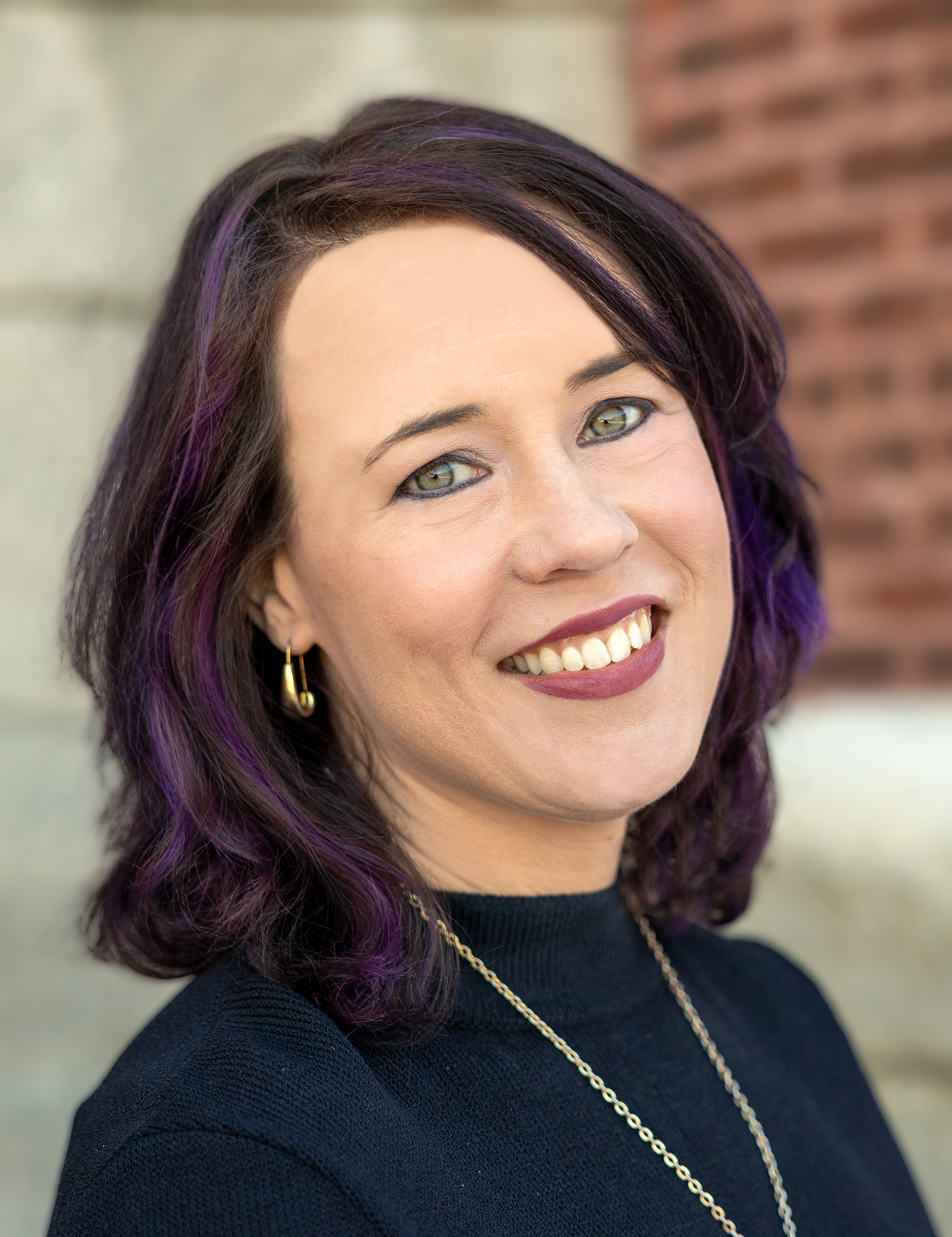 A portrait style photo of a person