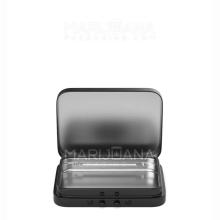 Image of metal cannabis packaging from Marijuana Packaging